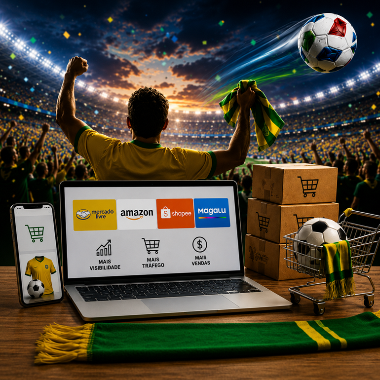 Imagem do Post: Copa do Mundo 2026: o apito Inicial para um boom de vendas nos marketplaces