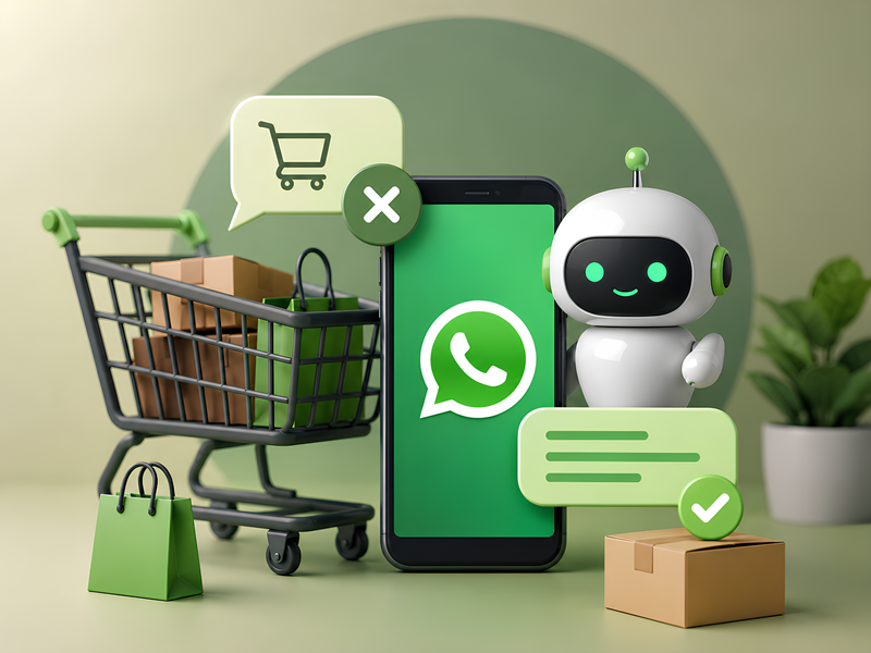 Imagem do Post: Carrinho abandonado? Descubra como recuperar vendas usando IA no WhatsApp