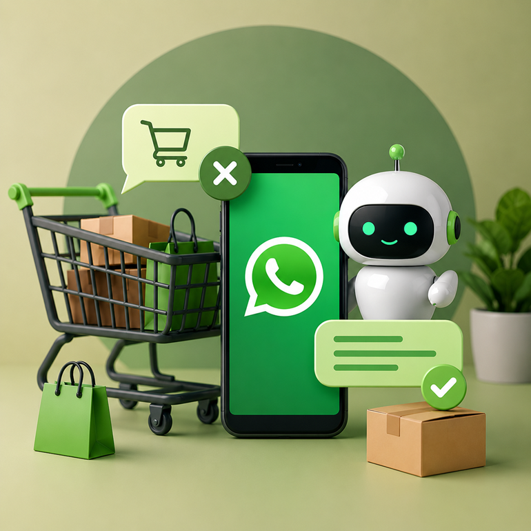 Imagem do Post: Carrinho abandonado? Descubra como recuperar vendas usando IA no WhatsApp